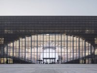 時(shí)尚大氣圖書館展覽展示室內(nèi)效果-1315-06