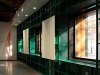 社區(qū)美術館室內空間展覽展示效果-1555-07