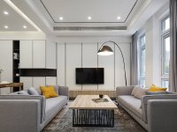 簡約現(xiàn)代風格樓中樓室內(nèi)裝修裝飾效果-第1103期