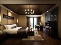 中式風格會所室內(nèi)裝修裝飾設計效果-1170-11