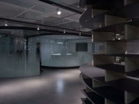 黑色風(fēng)格辦公室裝修裝飾設(shè)計(jì)效果-1512-05