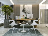 現代時尚辦公室裝修裝飾設計效果-1628-03