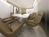 現代時尚辦公室裝修裝飾設計效果-1628-05