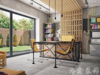 工業(yè)風格家居裝修裝飾室內設計效果-A514-5