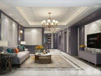 歐式風格家居裝修裝飾室內設計效果-A707-4