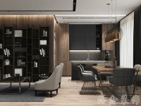 現(xiàn)代風格家居裝修裝飾室內(nèi)設計效果-A8037-2