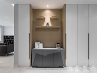 現(xiàn)代簡約家居裝修裝飾室內設計效果-B903-3