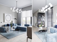 現(xiàn)代簡約家居裝修裝飾室內(nèi)設(shè)計效果-B915