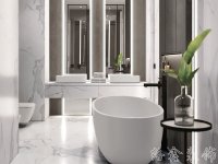 現(xiàn)代網(wǎng)紅風家居裝修裝飾室內(nèi)設(shè)計效果-F509-6